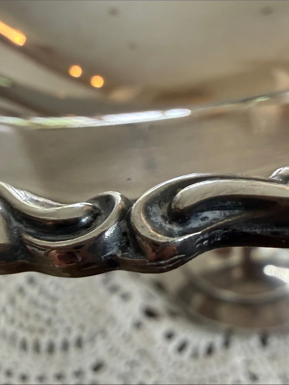 WM A Roger’s Silverplate silver Pedestal Compote Bowl